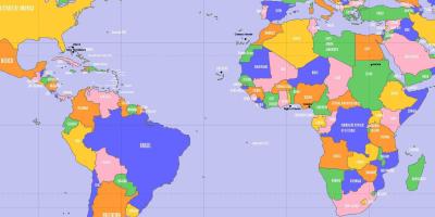 Розташування Кабо-Верде на карті світу